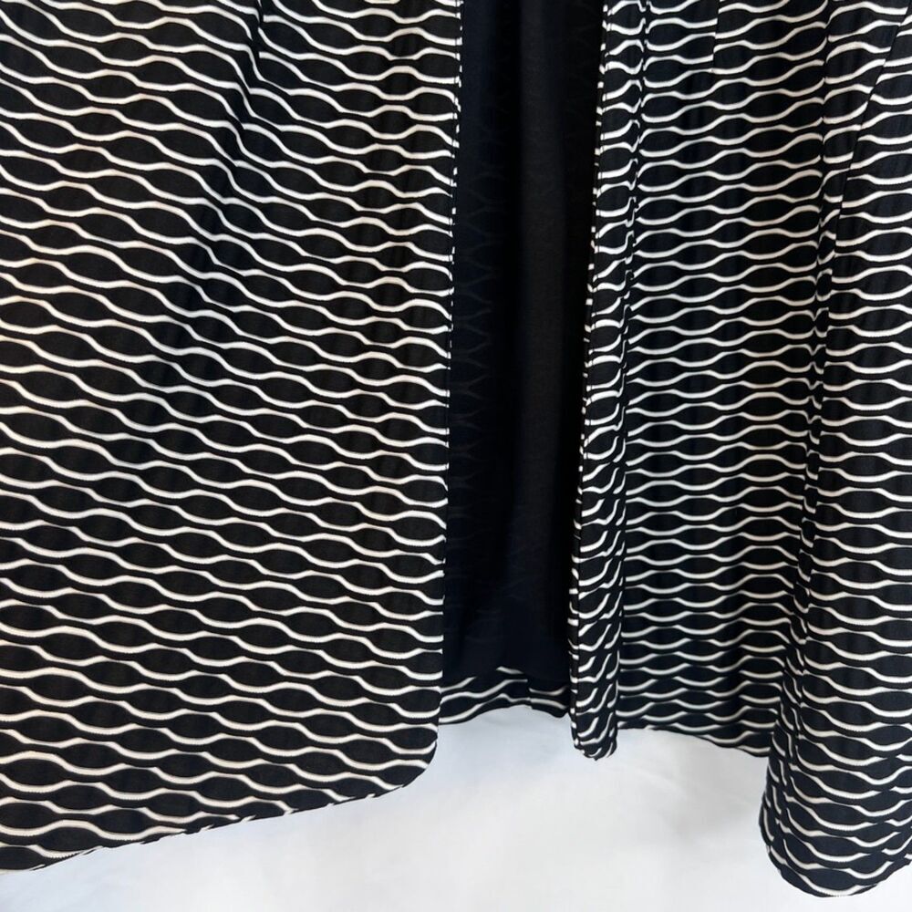 Jones‎ Studio Textured Geometric Pattern Open Fro… - image 5